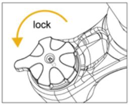 Lock-out knob